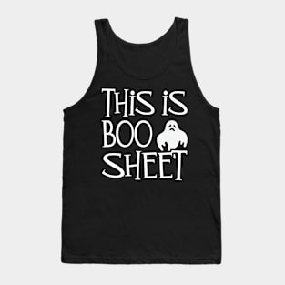 This Is Boo Sheet - Halloween Boo Boo Sheet Ghost Costume Tank Top